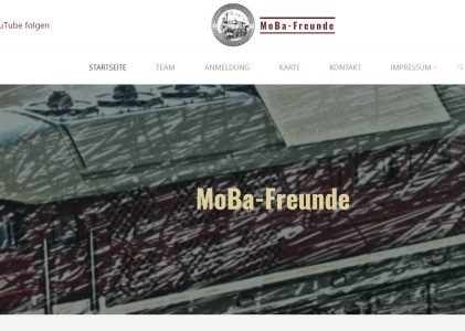 Neue Homepage für die MoBa-Freunde